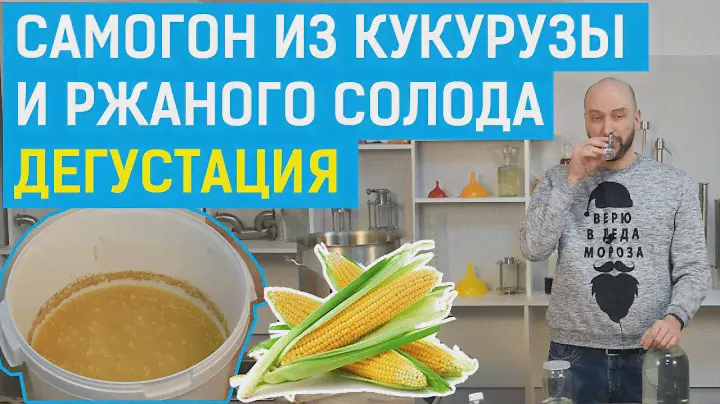 Брага из кукурузы и ржаного солода: перегонки и дегустация